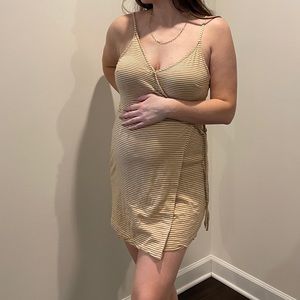 Mini summer wrap dress